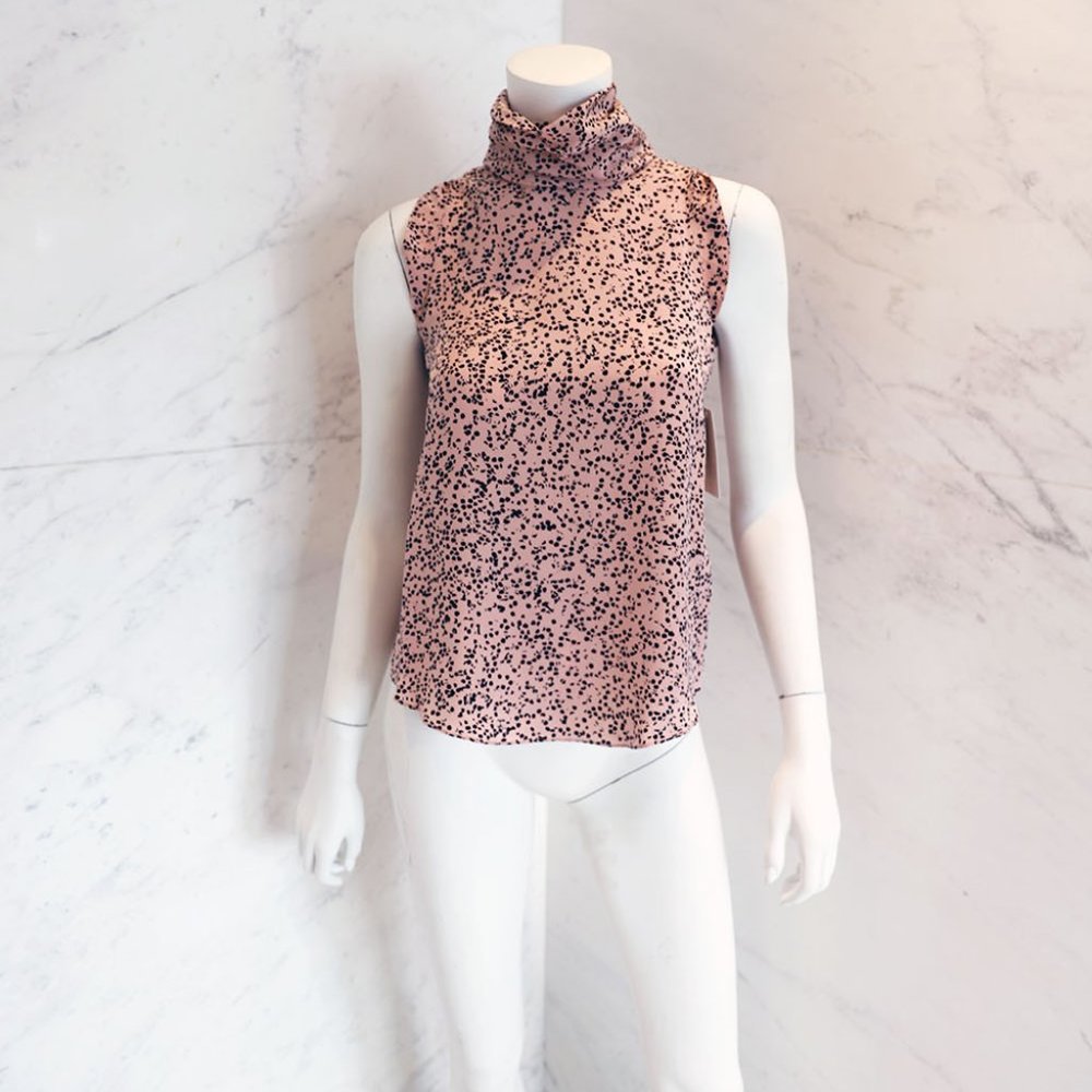 Dorrothee Schumacher sleeveless pink silk top